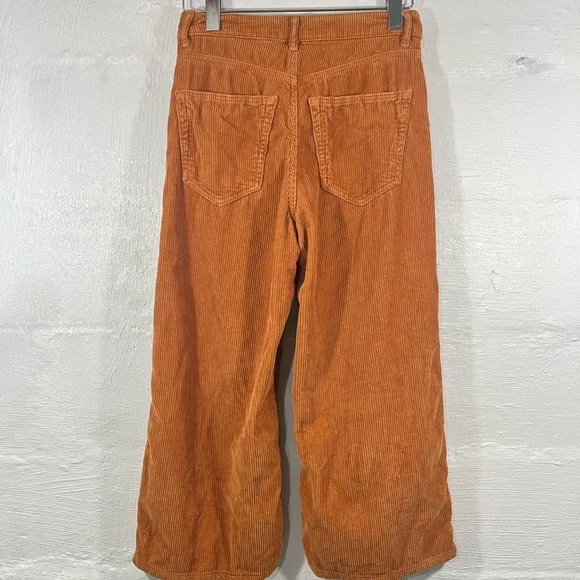 TOPSHOP MOTO CROP CORDUROY PANTS (a369) - Picture 6 of 11